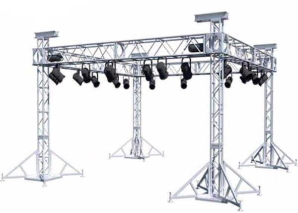 Buy cheap Durable Box Aluminum Stage Truss Screw / Bolt Connection Way Silvery Color from wholesalers