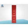 Buy cheap Ivory Board Cardboard Floor Displays 4 Shelves Durable For Promotional Kids Snacks from wholesalers