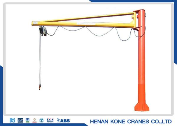 Buy cheap Indoor Outdoor 15m Electric Jib Crane , 5 Ton Pillar Swivel Jib Crane from wholesalers