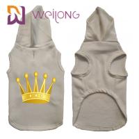 Buy cheap Customizable Patterns CVC Cotton Dog Hoodie With Rubber Print product