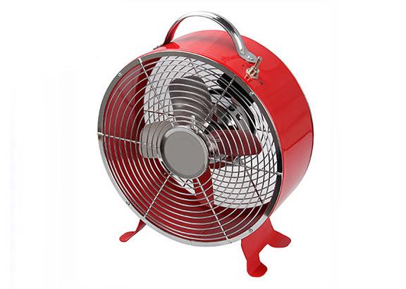 Buy cheap Air Cooling 9 Inch Metal Round Retro Table Fan With 2 Speed Rocker Switch from wholesalers
