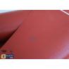 Buy cheap Welding Fiberglass Fire Blanket Sparks Protection Red Silicone Coating 0.8MM from wholesalers