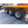 Buy cheap 3 Axle 32 Foot 40 Foot Flatbed Semi Trailer For Sale from wholesalers