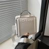 Buy cheap SIMPLE FASHION LETTER BAG WOMEN'S NEW INS COMMUTER HANDBAG SMALL SQUARE BAG SENIOR TEXTURE WIDE SHOULDER STRAP CROSSBODY from wholesalers