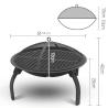 Buy cheap Amazon Patio wood burning fire bowl outdoor fire pit barbecue from wholesalers