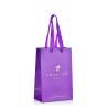 Buy cheap CMYK Branded Paper Bags Printing Purple Jewelry Packaging Bag With Ribbon Handle from wholesalers