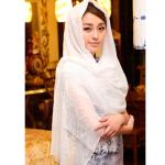 Fashion Tudung Silk Scarf Flower Embroidery Scarf Muslim Tudung Muslim Scarf