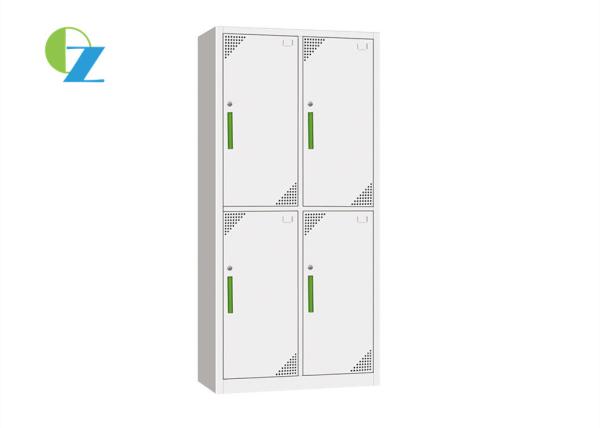 Buy cheap KD Structure 4 Door Steel Locker , Office Staff Clothes Cabinet Modern Design from wholesalers