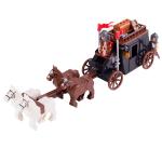 ABS children gifts medival emperor soldier figures military carriage building