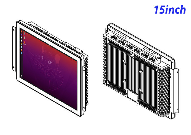15-Inch Linux Display for Industrial HMI Panels and Factory Control