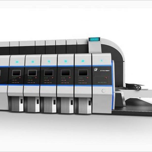 Buy cheap High Definition 4 Colors Flexo Printing Machine With Rotary Slotter Supplies Perfect from wholesalers