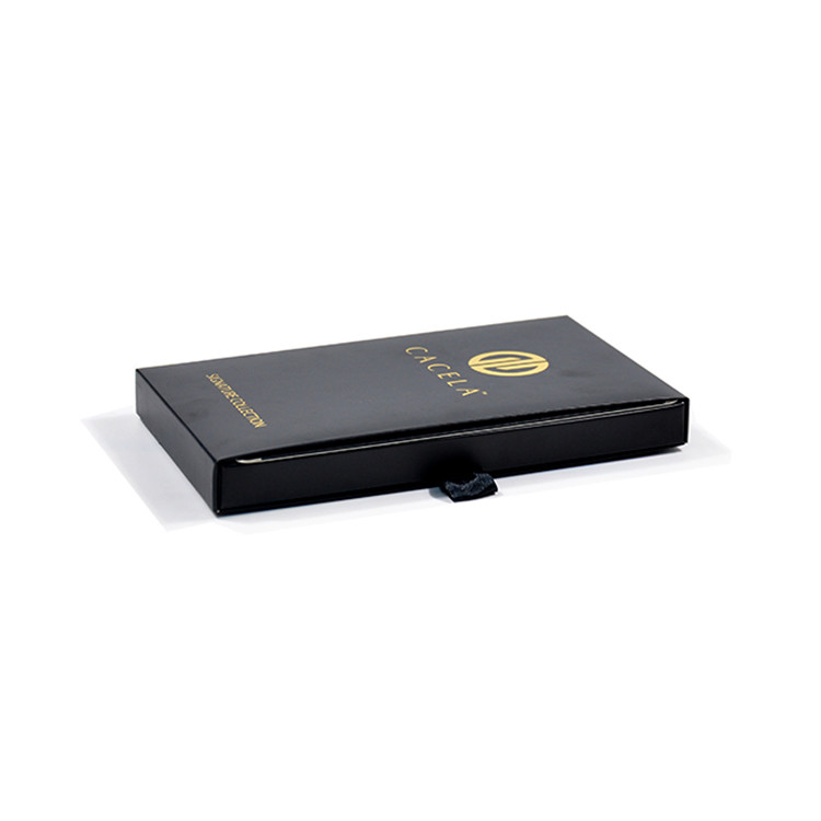 Black Simple Square Packaging Jewelry Box Design Your Packaging Customized Logo