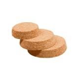 Buy cheap 1 Inch Tapered Natural Cork Lids Plug Glass Round Dome DIY Odorless Toxicless from wholesalers