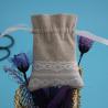 Buy cheap Lace Heart Wedding Candy Jute Drawstring Bag Cute For Party Decoration from wholesalers