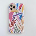 PC Designer Cell Phone Cases IMD Finished Floral Design Matte Grease Free