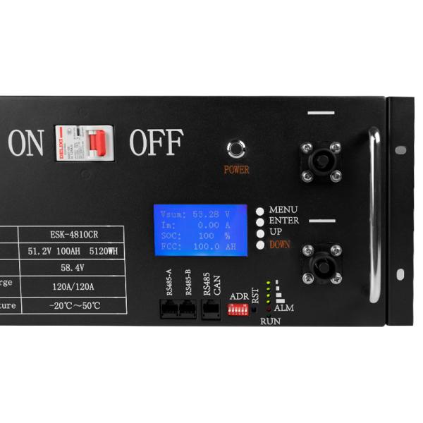 Buy cheap Home Solar Energy Storage 51.2V 100AH lithium battery pack 5KWH LiFePO4 Battery from wholesalers