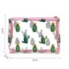 Buy cheap Zippered Cactus Print See Through PVC Cosmetic Bag from wholesalers