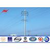 Buy cheap 12m 500DAN ASTM A123 Galvanized Steel Pole , Commercial Light Poles from wholesalers