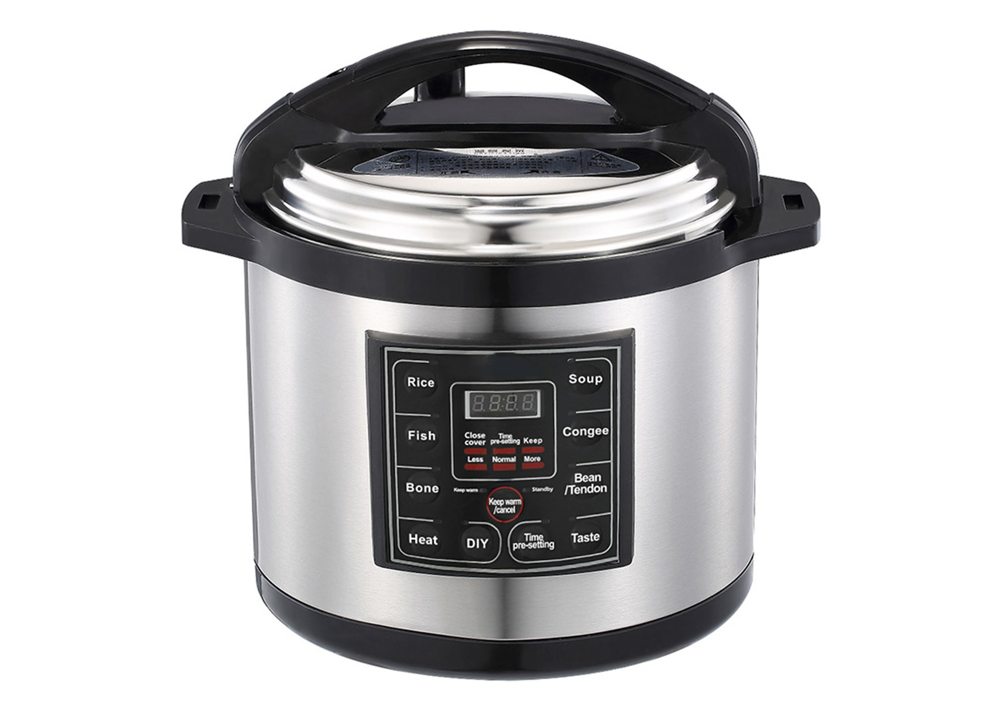1350W 30 Cups Stainless Electric Cooker With Steamer