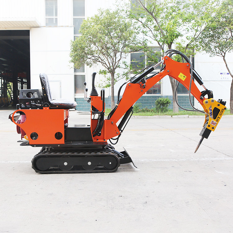Telescopic Track Mini Crawler Excavator 850kg Mini Excavation Equipment