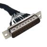 Buy cheap D Sub HDTVs Custom Cable Assemblies 44 Pin Right Angle Connector from wholesalers