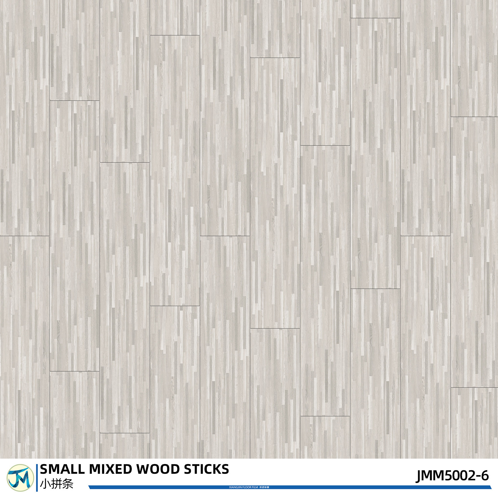 PVC Self Adhesive Small Mixed Wood Effect Sticky Floor Tiles Plank 6inches X 36 Inches