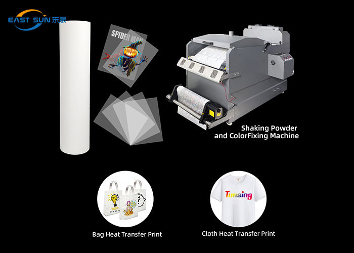 75U Thickness Heat Transfer DTF PET Film Double Single Side Printing