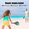 Buy cheap Beach Tennis Racket Carbon and Glass Tennis Paddle Racquets Lightweight from wholesalers