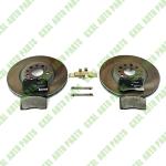 For Maserati Ghibli & Quattroporte Base Front Brake Pads & Rotors OEM 673003970
