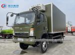 HOWO 4x4 AWD Thermo King Freezer Refrigerator Box Truck 10Tons 10MT For Meat