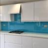 Buy cheap High Temperature Resistant 4mm 5mm Decorative Kitchen Glass Splashbacks Tempered Back Painted from wholesalers