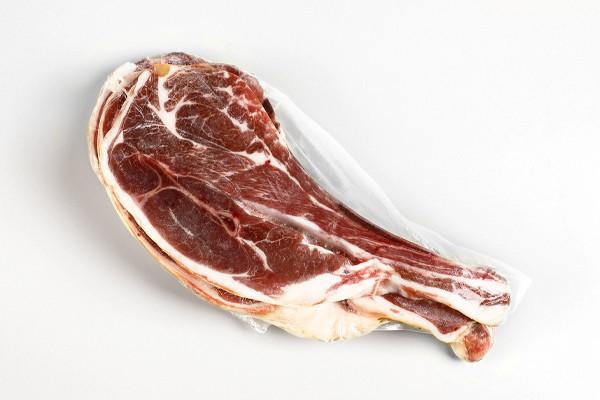 Buy cheap High Oxygen Water Vapor Barrier PVDC PE Shrink Wrap Plastic Bags For Meat With Round Straight Bottom from wholesalers