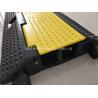 Buy cheap Cable Cover Molded Rubber Products 3 Channel Yellow Jacket Outdoor Cord Protector from wholesalers