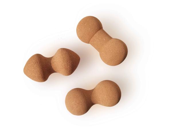 Buy cheap OEM Antislip Yoga Cork Massage Peanut Balls Roller Eco Friendly from wholesalers