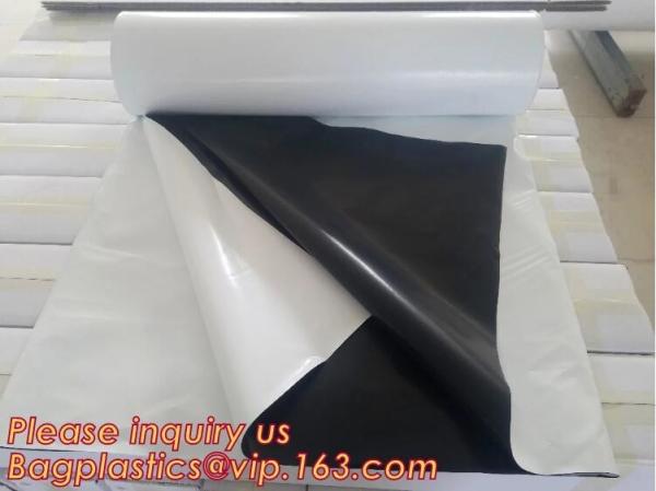 Buy cheap 0.1mm 0.12mm 0.15mm 0.18mm 0.2mm 0.25mm hydroponic agriculture white/black panda opaque polyethylene PE film bagplastics from wholesalers
