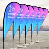 Buy cheap Advertising Aluminium Feather Beach Flag 3.5m Eco Friendly Customized from wholesalers
