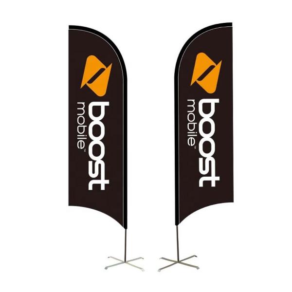 Buy cheap Outside Advertising Custom Beach Flags Seasonal Expo Sublimation wind feather flags from wholesalers