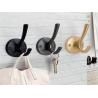 Buy cheap Simle Modern Cap Holder Brushed Brass Bag Holder Zinc Cloth Hook Bathroom Hardware Fittings from wholesalers