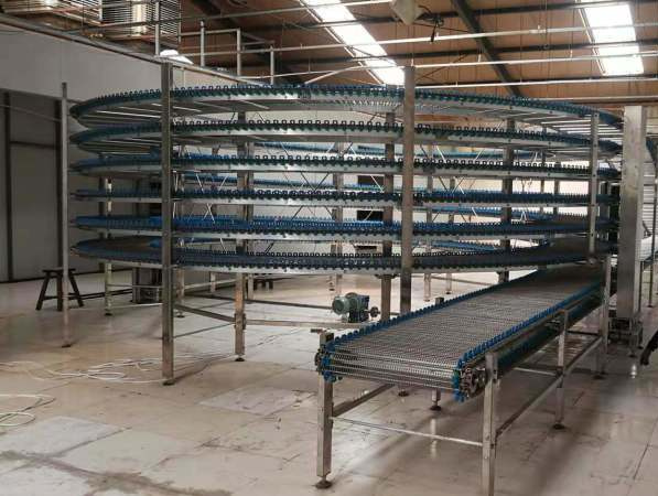 Bread Pizza Cake Factory Bread Spiral Cooling Tower Sale