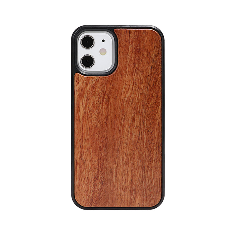 TPU Bumper Real Bamboo Wooden Mobile Cases Wood Phone Case Eco Friendly