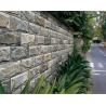 Buy cheap 3 Dimensional 9.6mm Outdoor Stone Cladding Tiles Light Gray 20x40cm Ceramic Wall from wholesalers