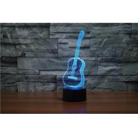 Buy cheap Guitar Rohs 3D Led Illusion Lamp Color Changing Led 3d Illusion Light product