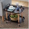 Buy cheap 3 Tier kitchen plastic Household Multifunctional office storage rack cart from wholesalers