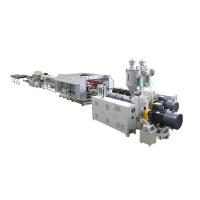 Buy cheap ID90mm - 300mm Double Wall Corrugated Pipe Extrusion Cutting Machine product