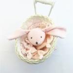 ODM OEM Baby Comforter Plush Bunny Toy Skin Friendly Infant Doudou Soft Newborn