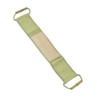Buy cheap Men Exfoliating Back Scrubber Body Shower Belt With Bamboo Handle product