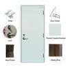 Buy cheap 70mm Leaf Honeycomb Infilling UL Fireproof Steel Door from wholesalers