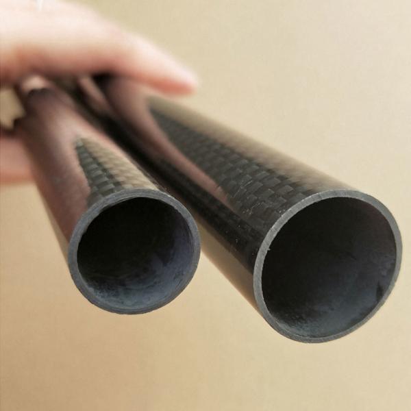Buy cheap Twill Plain Matte Glossy 3K Full Carbon Fiber Tube UV Resistant from wholesalers