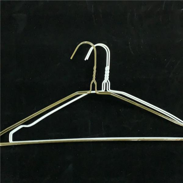 Buy cheap 16inch 2.2mm Blue Powder Coated Wire Suit Hanger For Dry Cleaner Supply from wholesalers