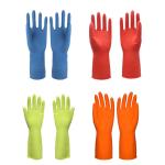 Cotton Spray Flocklined Dishwashing M45g Household Cleaning Gloves
